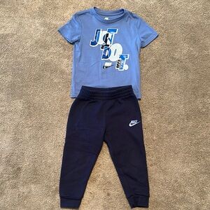 Nike Blue Athletic Sweatpants